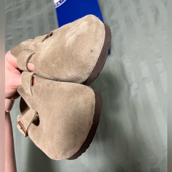 Birkenstock Boston BS Taupe 40 wide - Picture 3 of 11